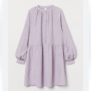 H&M lavender long-sleeve dress